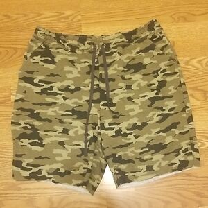 LuLaRoe Green Camouflage Shorts